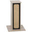 Cat Scratching Post 63cm with Replaceable Scratching Board, Top Perch, Sisal Scratch Mat