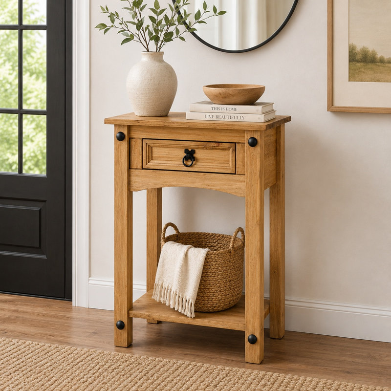 53cm Solid Wood Console Table