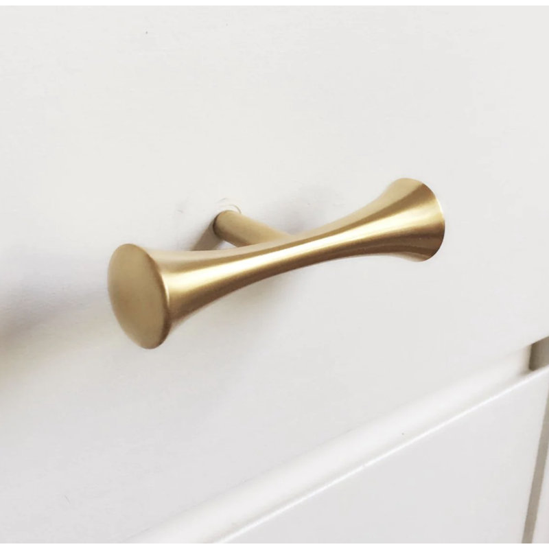 MCM 01 Hourglass Pull in Satin Gold