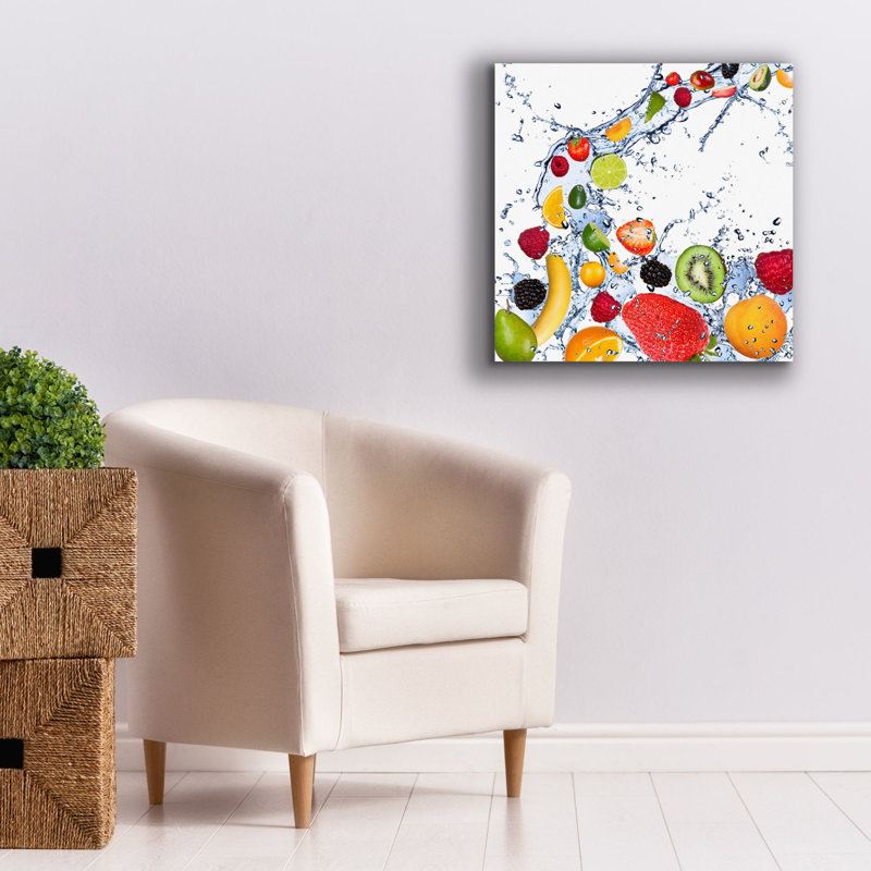 'Fruit Splash II' Canvas Wall Art, 26" H x 26" W x 1.25" D