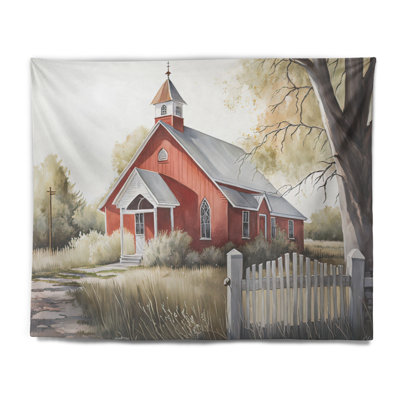 Tapisserie en polyester avec punaises