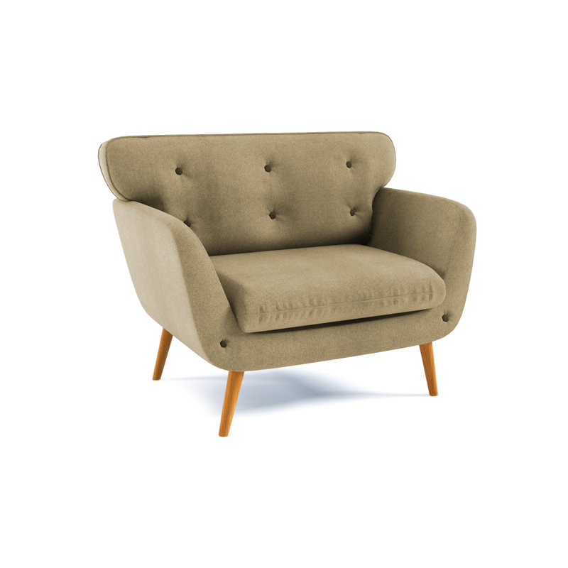 Destini Upholstered Armchair, Beige