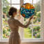 Panneau de vitrail Sunset Waves-1953347969