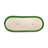 Rustic Garden Dark Green Scroll Oval Planter
