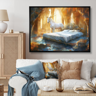 «Sleeping With The Unicorns I», reproduction sur toile