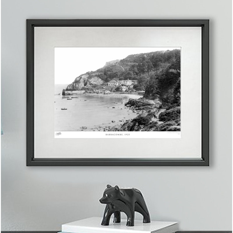 Babbacombe, 1925 - Single Picture Frame Print, 60cm H x 80cm W x 2.3cm D
