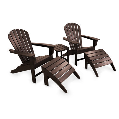 POLYWOOD South Beach Adirondack 5-Piece Set