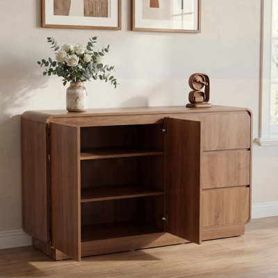 Versatile Storage Cabinet for Dining and Living Rooms