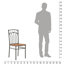 44 cm H Slat Back Dining Chair