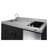 Summit Appliance All-In-One Combo Kitchens 3.2 Cubic Feet Kitchenette Mini Fridge with Freezer-59745991