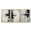 ABSTRACT Series dxvi - Toile tendue avec châssis encadré - 3 pièces-516800237-516800238
