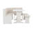 Kasdan 5 - Person Breakfast Nook Dining Set with Storage-122631426