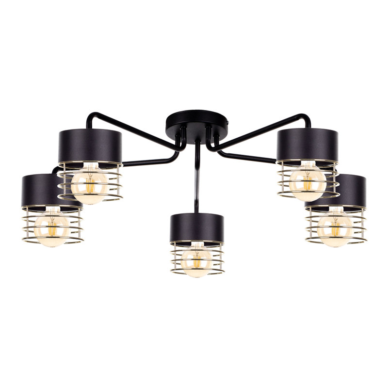 Burçak Flush Mount, Black