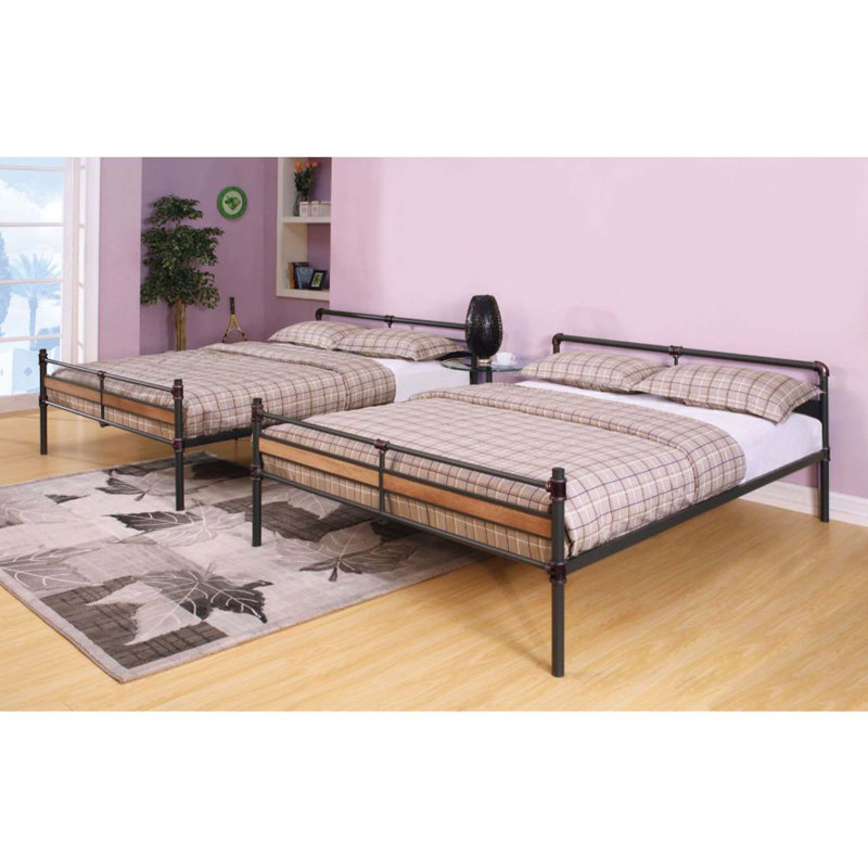 Travis Kids Full Over Queen,Full Xl Over Queen Bunk Bed, Queen over Queen