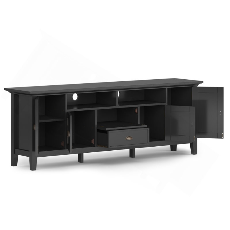 Meuble télé 72 po - Noir