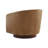 Bennett Genuine Leather Swivel Barrel Chair With Ottoman-121504153