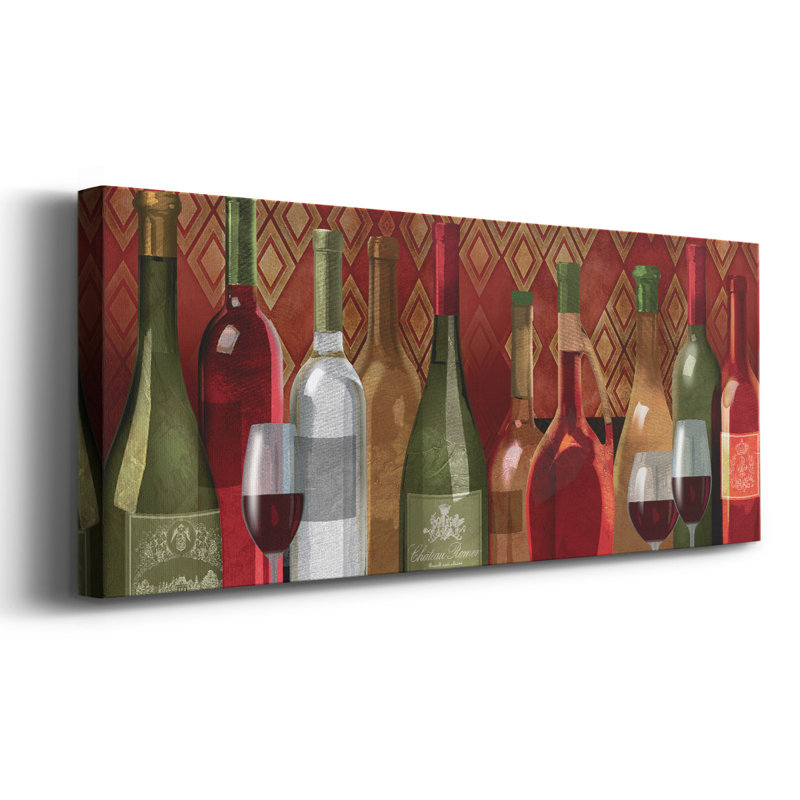 " Wine Tasting ", 24" H x 60" W x 1.5" D
