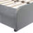 Full Size Upholstered Grounded Bed, Mother & Child Bed With Bedside Desk And Little Round Stool-1379565000-1379565006