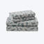 Ensemble de draps 4 pièces 100% flanelle de coton, branches de pin-118618510