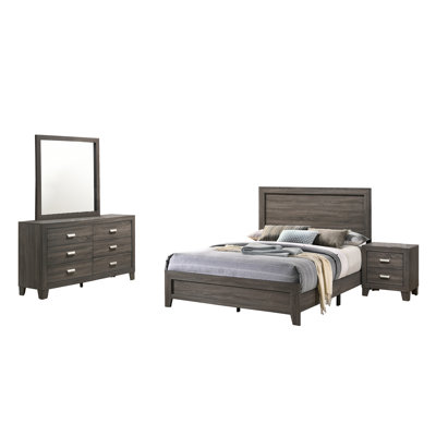 Anastasia Standard 4 Piece Bedroom Set by Wade Logan