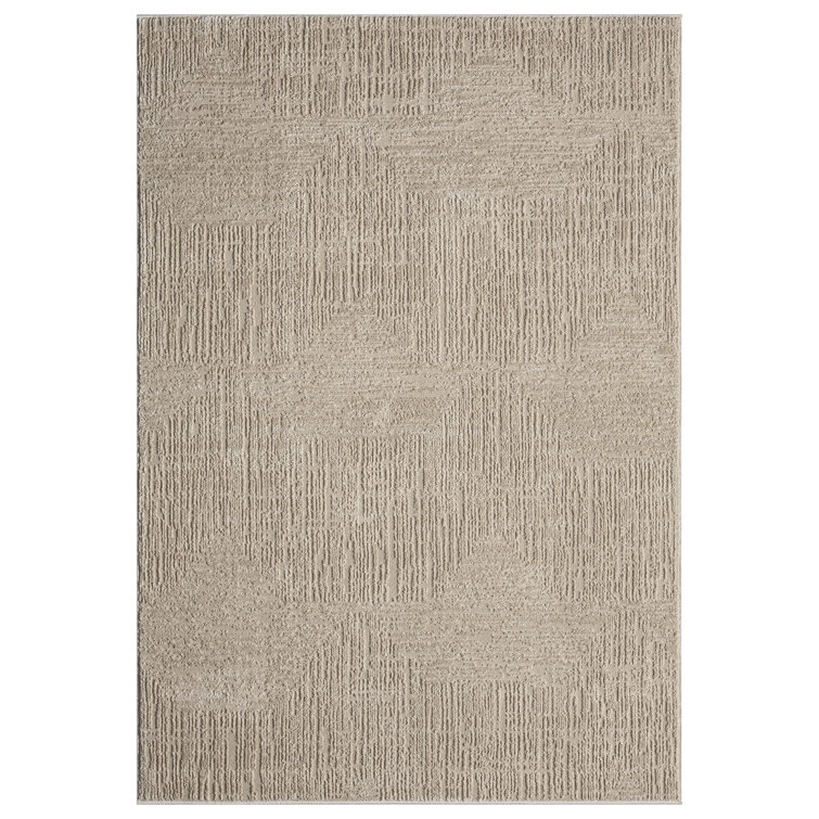 Lirison Machine Woven High-Low Pile Area Rug 