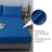 Solid Color Fitted Sheet Set -  Sapphire Blue - King (198x203 cm) (3PCS)-119223877-119223875