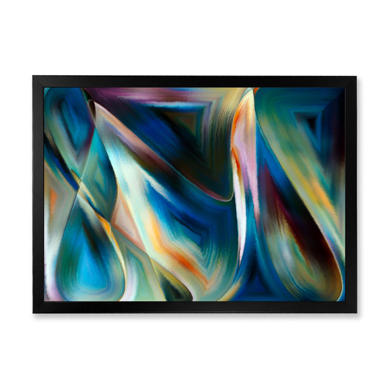 «Energy of Unity III», cadre photo, impression sur toile, Cadre photo noir, H 8 po x l 12 po x P 1 po