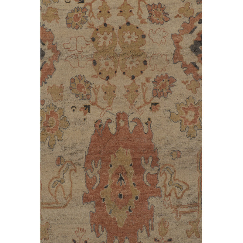 Burano Handmade Kilim Wool Floral Area Rug, Rectangle 6' x 8'
