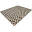 Tapis gris moderne en similicuir 8X10