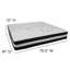 Matelas à ressorts ensachés avec surmatelas en mousse viscoélastique certifié CertiPUR-US Capri -1350957833-1350957839-1435306578