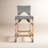 Estela Rattan Counter Stool, Black/White-105067390
