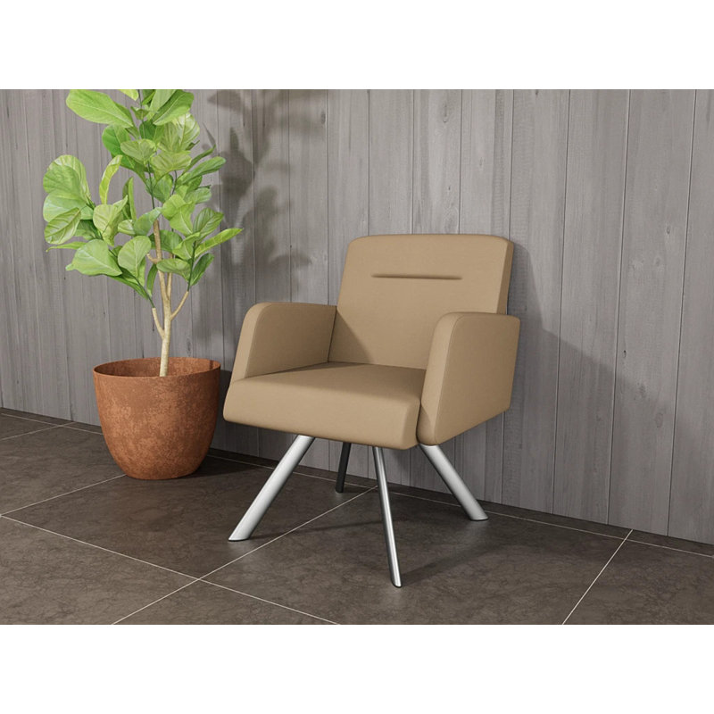 Fauteuil de réception Willow, Argent argent, Patriot Plus taupe