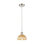 Ballston - Bristol Natural II - Mini luminaire suspendu à cordon - ombre naturelle