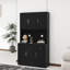 Armoire de rangement de 71 po avec comptoir pour four à micro-ondes 71 po
