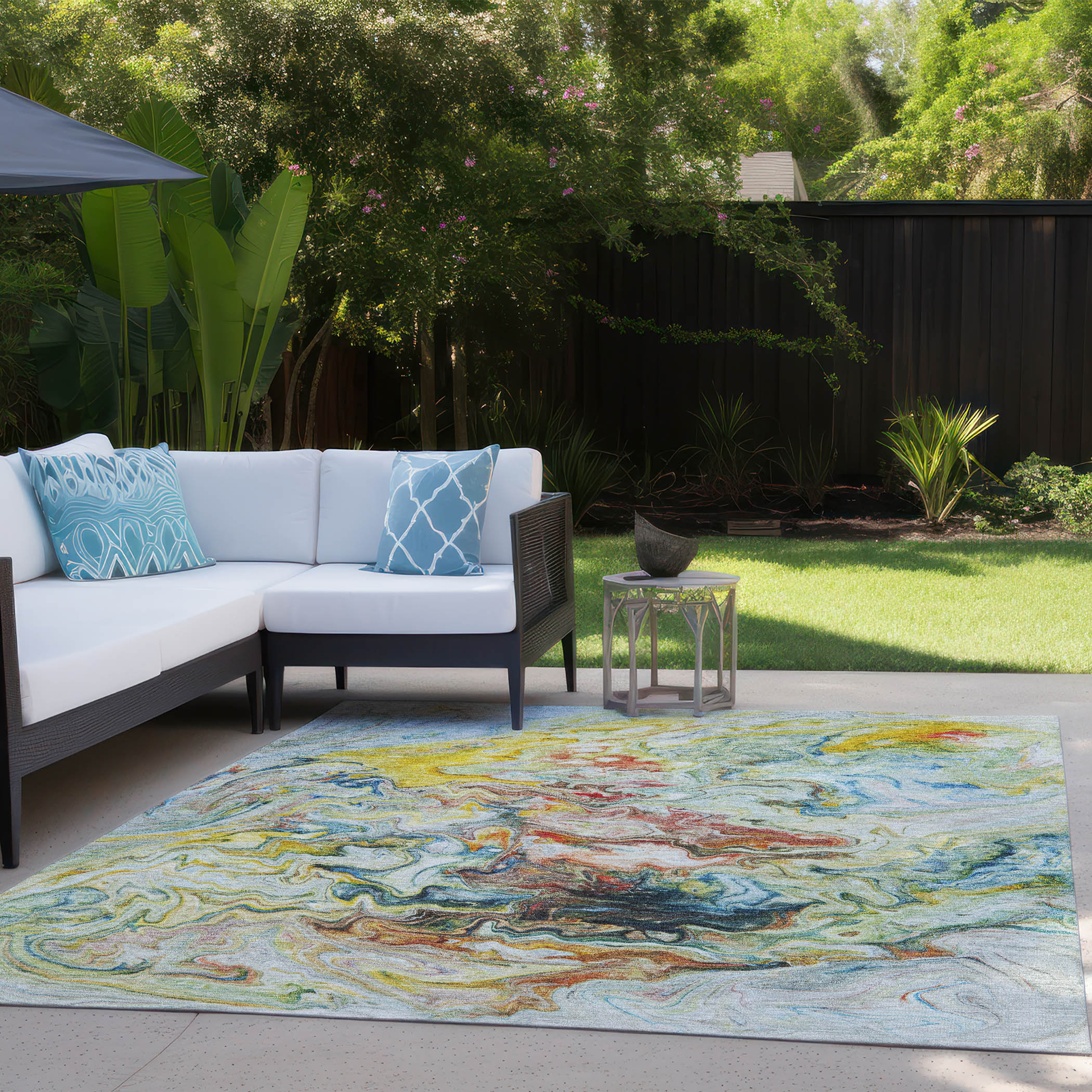 Color Mix Outdoor Rug