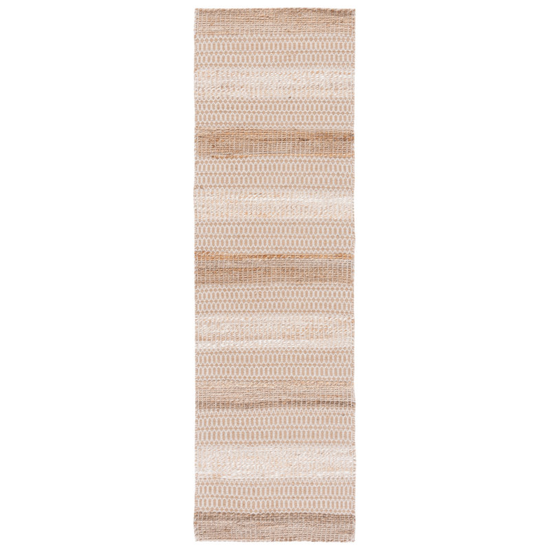 Tapis ivoire / naturel Sorrell, Tapis de couloir 2 pi 3 po x 8 pi