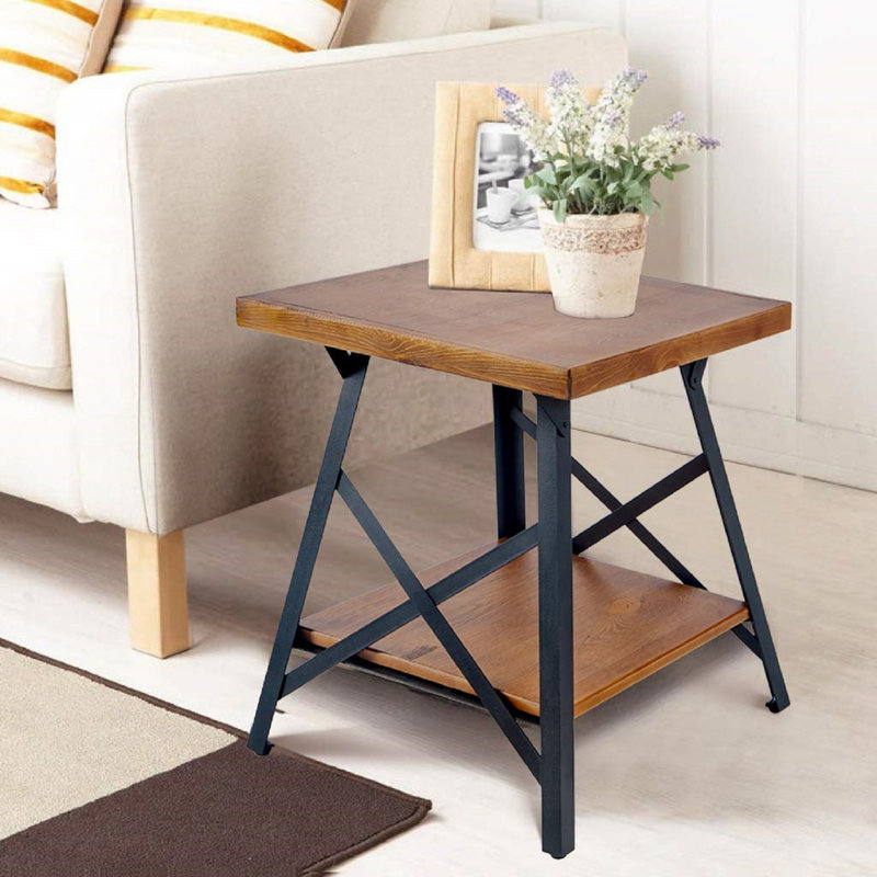 Table de bout avec rangement Avawatz