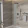 12 Inch Ceiling Mount Shower In Matte Black With Waterfall Tub Spout Option - Square Rainfall Head, Handheld Shower, Valve, Easy Installation & Hygiene Protocols Look Spout, Simple Practices