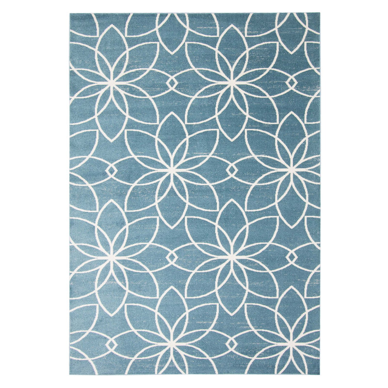 Floral Indoor Rug, Rectangle 3' x 5'