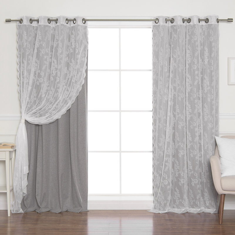 Fortney Sliding Panel Pair, 52" x 84", Gray