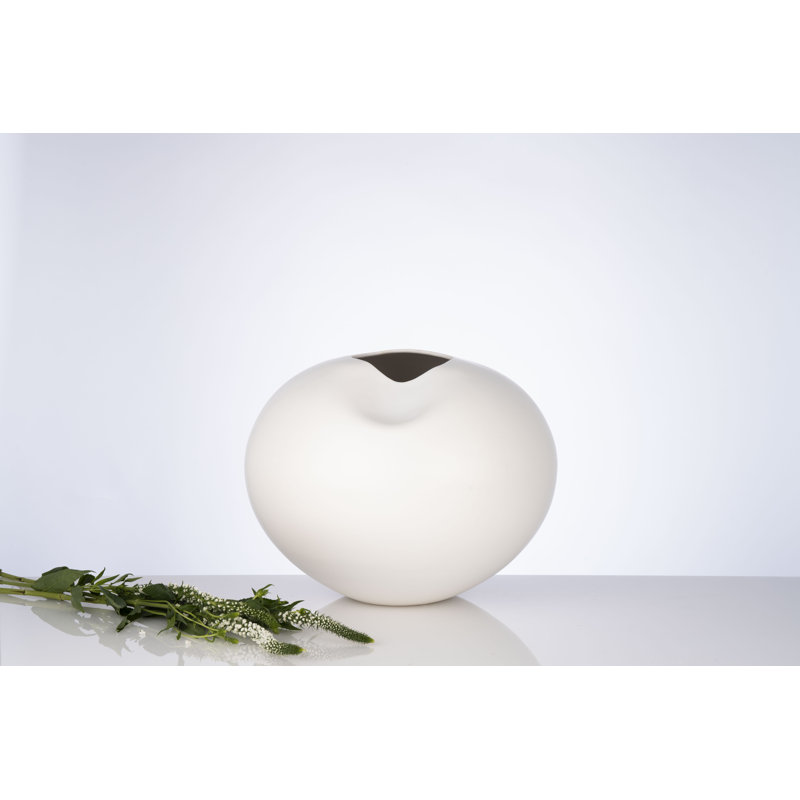 Milan Handmade Ceramic Vase, White
