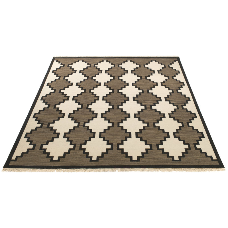 Great Plains Wool Geometric Area Rug in Maverick, Rectangle 6' x 9'