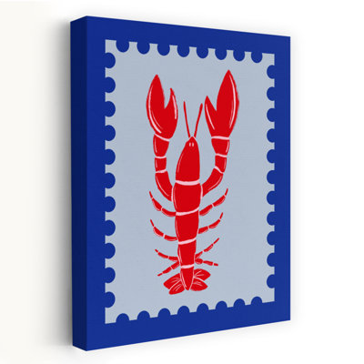 «Red Lobster Stamp», art mural océan côtier