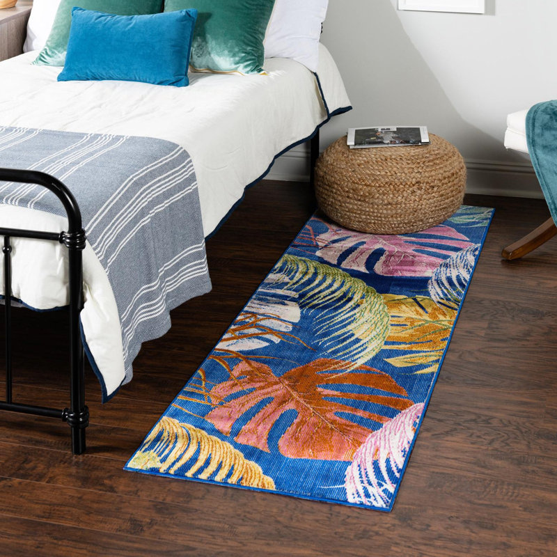 Lavern Floral Indoor Rug, Runner 2'7" x 12'