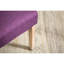 Salle à manger en bois massif, 2 chaises mauves, expérience avant-gardiste et confortable-1903265061
