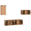 TV Cabinet Set Wall-Mounted 4 Pcs 30.5 X 30 X 60 Cm-692659405
