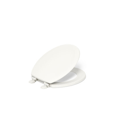 Stonewood Compression-Molded Wood Toilet Seat with Color-Matched Plastic Hinges