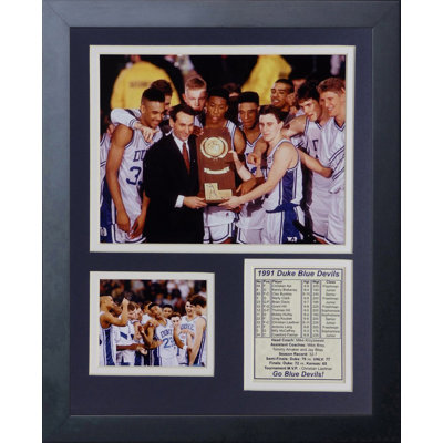 Duke University Blue Devils 1991 National Champions Framed Memorabilia