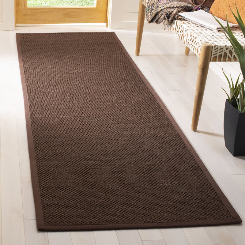 Tapis en fibre de sisal Campbellton, Tapis de couloir 2 pi 6 po x 8 pi