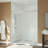 Sliding Shower Glass Door ,Certified Thick Clear Clear Tempered Glass-111036610